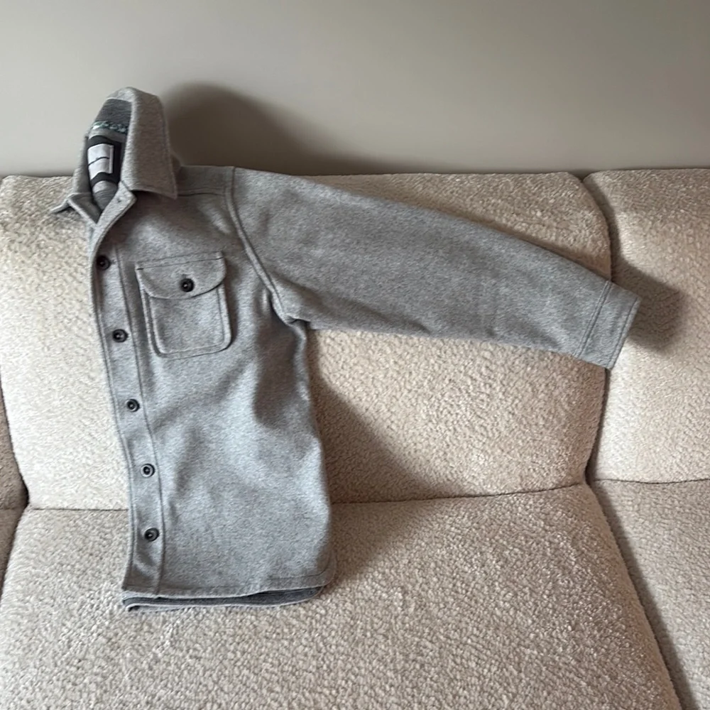 Tommy Bahama Gray Lightweight Shirt Jacket